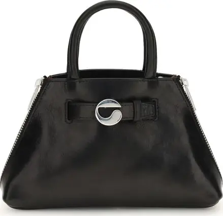 Black Calf Leather Bos Taurus Shoulder Bag