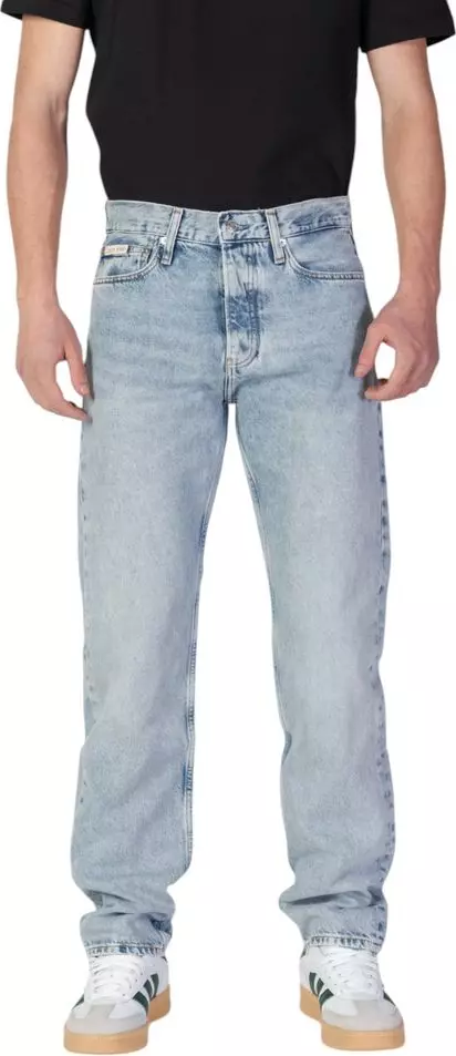 Light Blue Organic Cotton Relaxed Fit Jeans