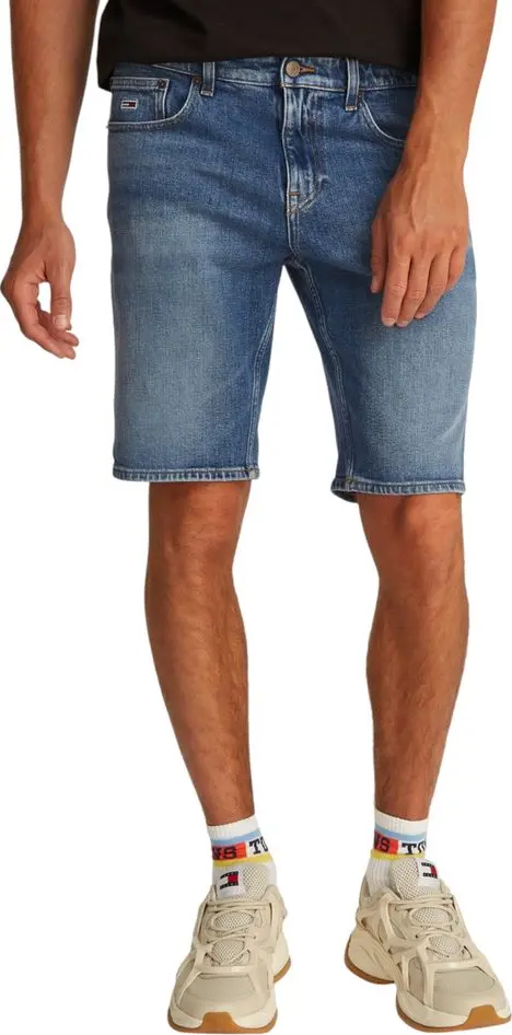 Blue Recycled Cotton Bermuda Shorts