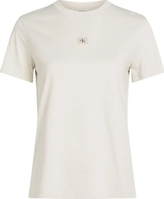 Beige Recycled Cotton T-Shirt