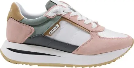 Multicolor Polyester Athletic Sneakers