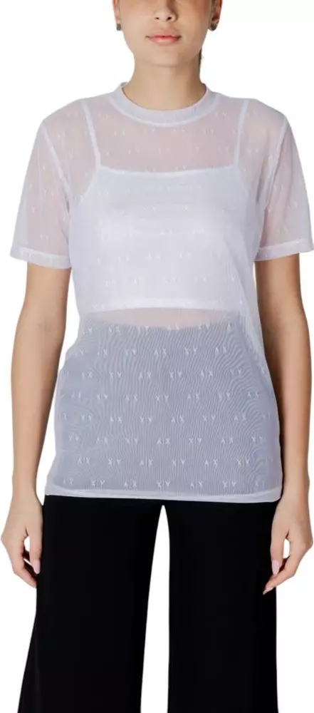 White Polyamide T-Shirt