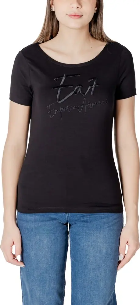 Black Cotton T-Shirt