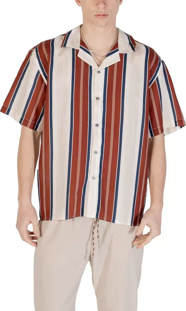 Beige Linen Shortsleeve Shirt