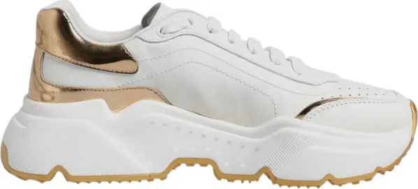 White Gold Daymaster Low Top Sneakers Shoes