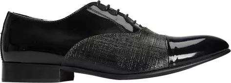 Black Leather Men Shoe