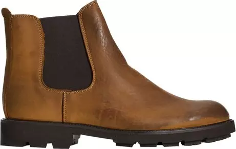 Brown Calfskin Men Boot