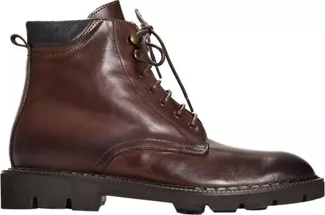 Brown Calfskin Men Boot