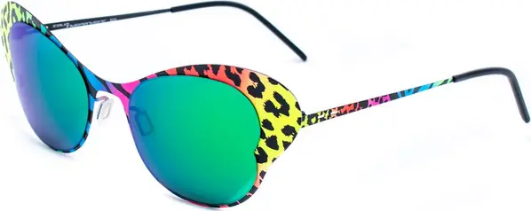Multicolor Metal Sunglasses