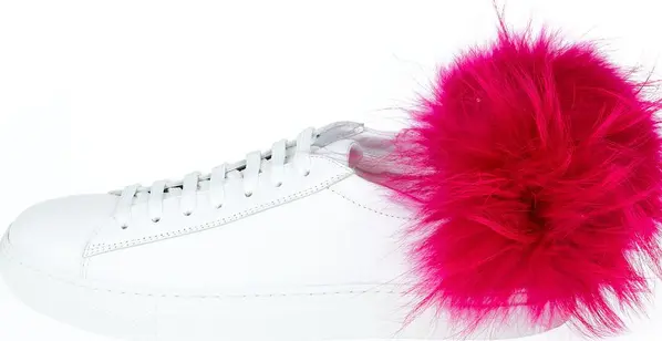 White Lamb Leather Women Sneaker
