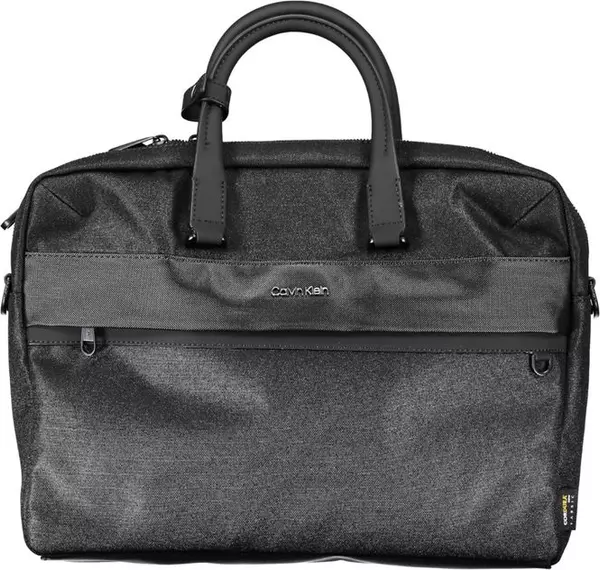 Nero Polyester Men's Briefcase