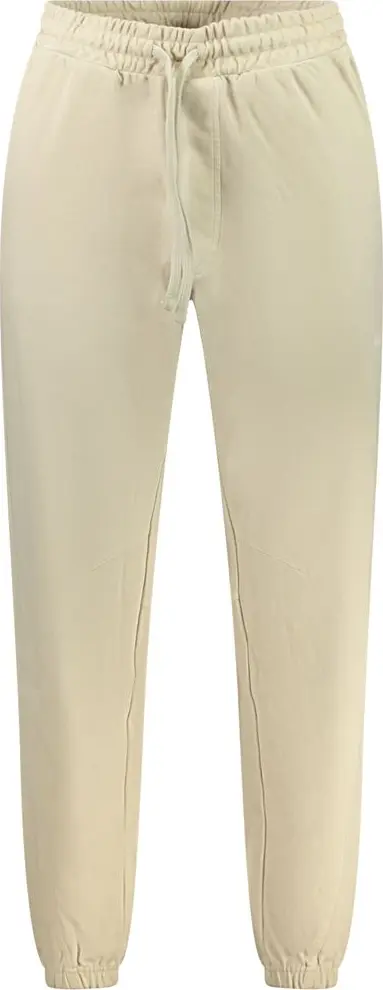 Beige Cotton Men's Sports Trouser