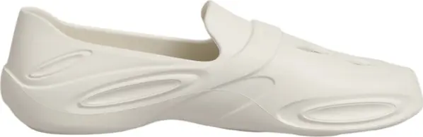 White Rubber Slides Low Top Sneakers Shoes
