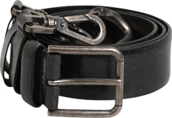 Black Key Ring Clip Attachments Buckle Belt