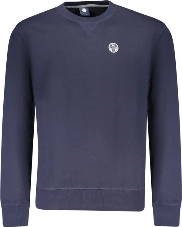 Blue Cotton Men's Sweatshirt