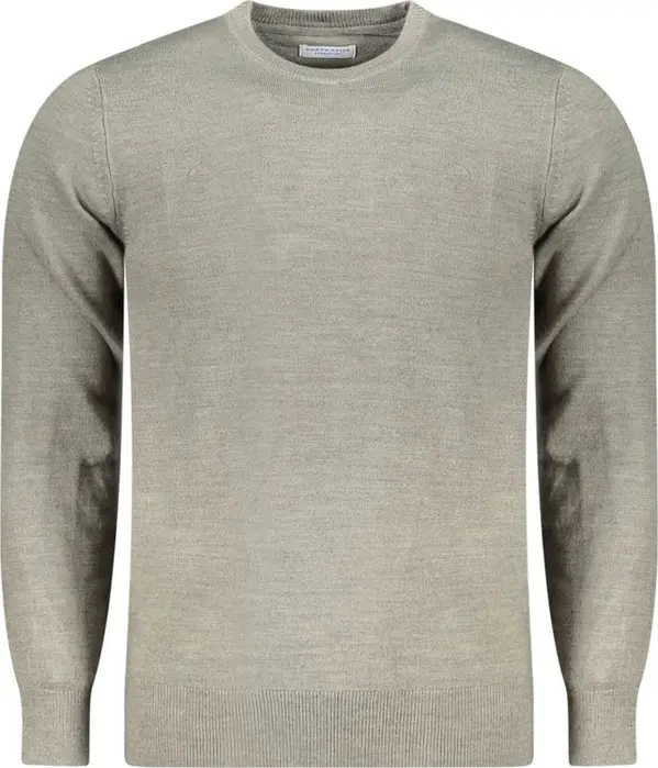 Gray Acrylic Men Sweater