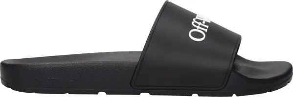 Black Cotton Slippers