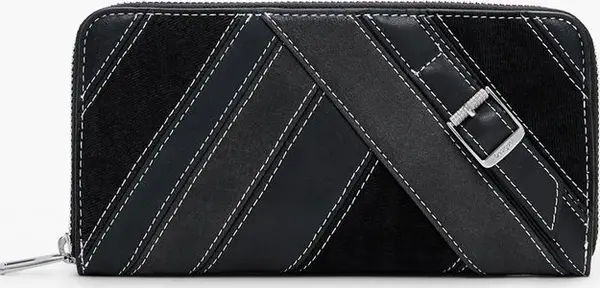 Nero Poliuretano Women Wallet