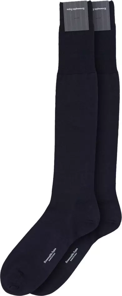 Blue Wool Socks
