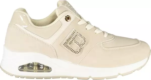 Beige Polyurethane Women Sneaker