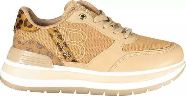 Marrone Polyurethane Women Sneaker
