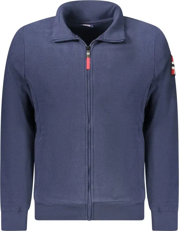 Blu Polyester Mens Sweatshirt