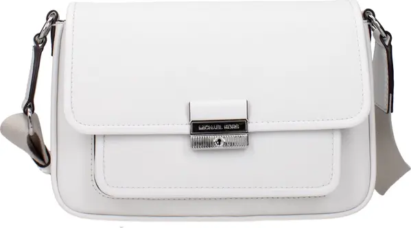 White Leather Crossbody Bag