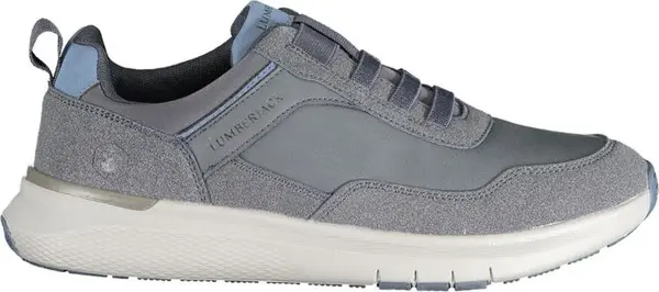 Blue Polyester Men Sneaker