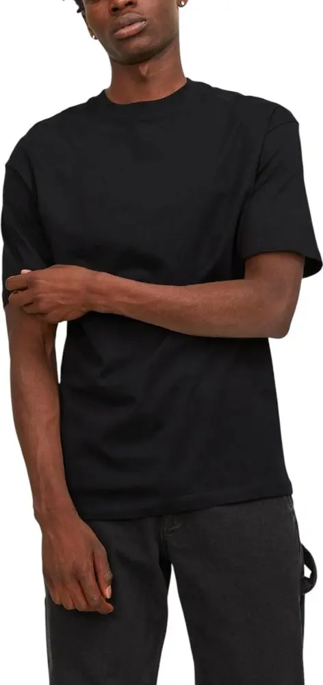 Black Cotton T-Shirt