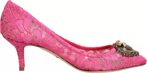 Pink Taormina Lace DEVOTION Pumps Shoes