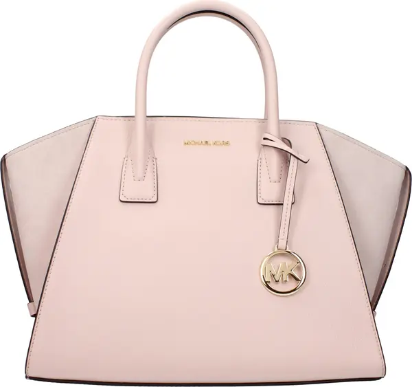 Pink Leather Handbag