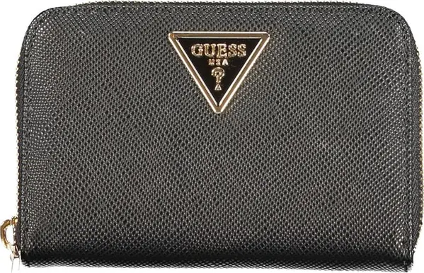 Nero Poliuretano Women Wallet