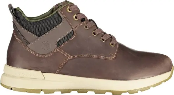 Marrone Leather Men Ankle Boot