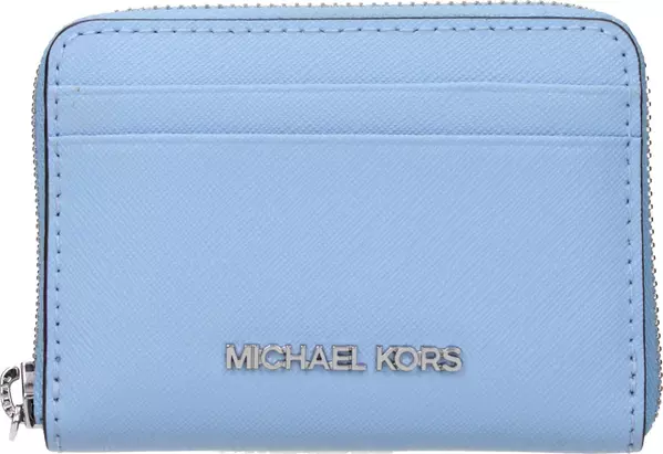Light Blue Leather Cardholder