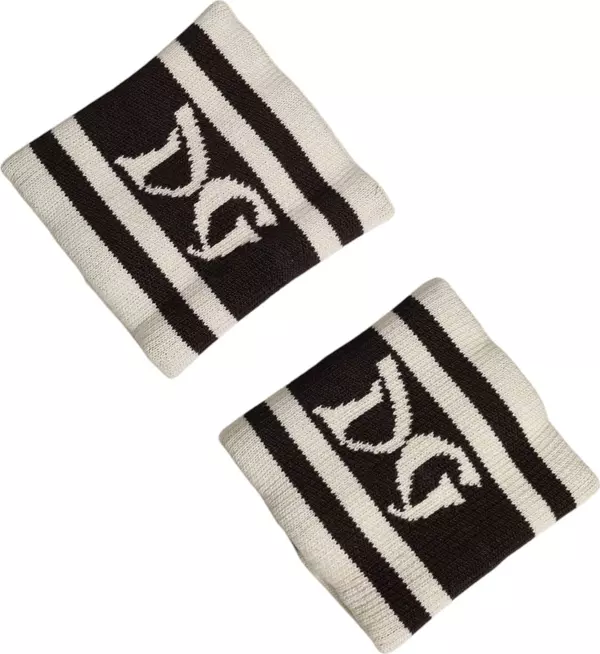 Black White DG Logo Cotton 1 Pair  Wristband