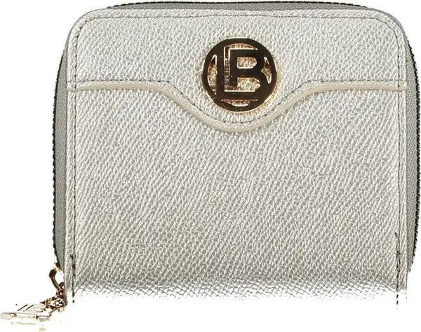 Grigio Polyurethane Women Wallet