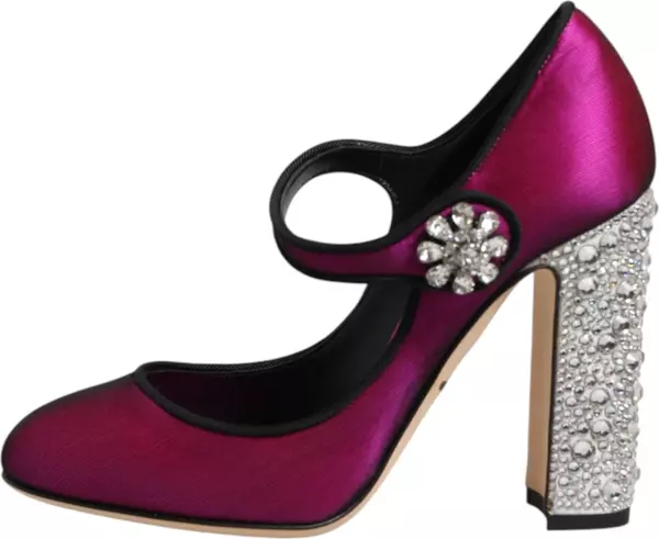 Pink Embellished High Heels Pumps Shoes