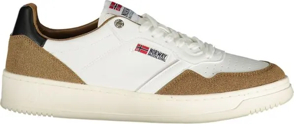 Bianco Polyurethane Men Sneaker