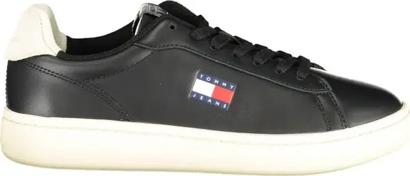 Black Polyurethane Women's Sneaker