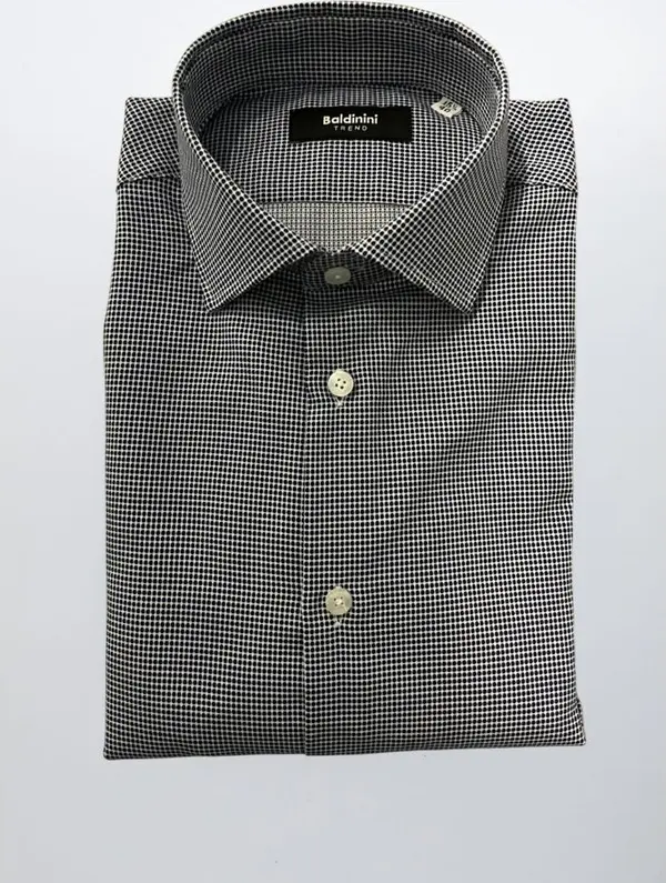 Blue Cotton Men Shirt