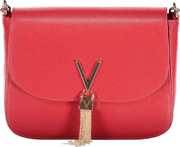 Rosso Polyurethane Women's Bag With Removable Shoulder Strap