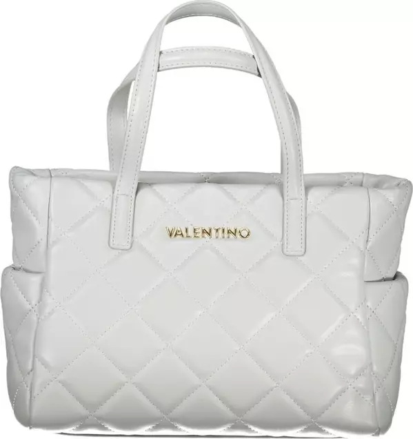 Gray Polyurethane Women's Bag