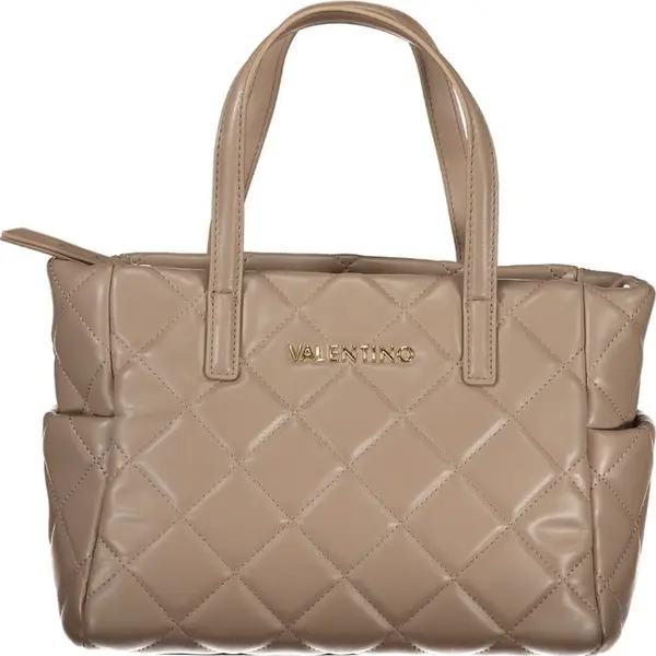 Brown Polyurethane Women's Bag