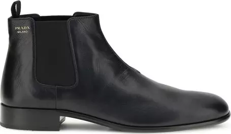 Black Goatskin Ankle Boots
