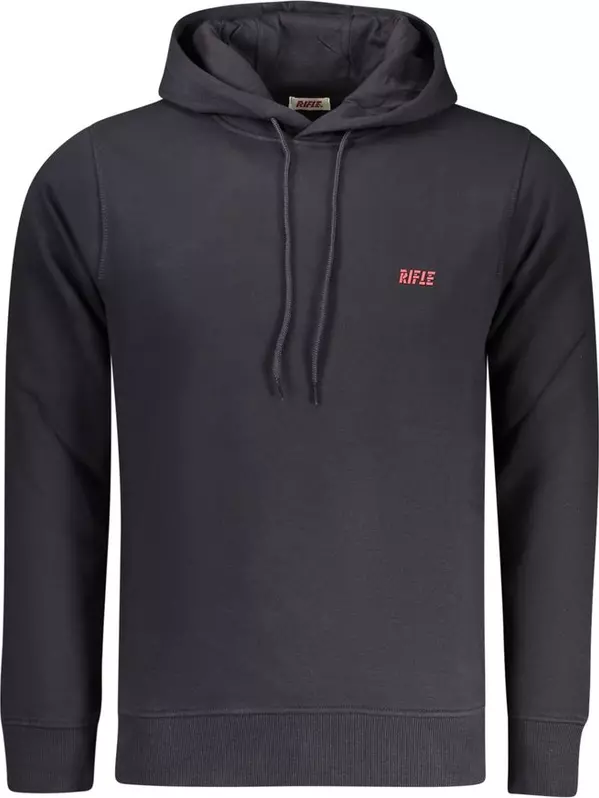 Blue Cotton Men's Hoodie