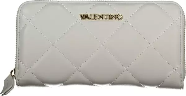 Grey Polyurethane Women's Wallet