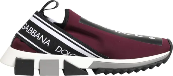 Maroon Slip On Sorrento Men Sneakers Shoes