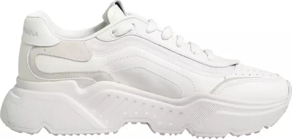 White Leather Daymaster Low Top Sneakers Shoes