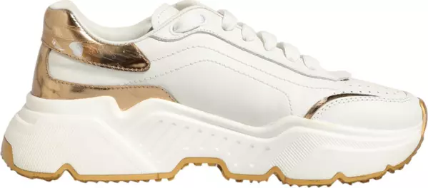 White Gold Daymaster Low Top Sneakers Shoes