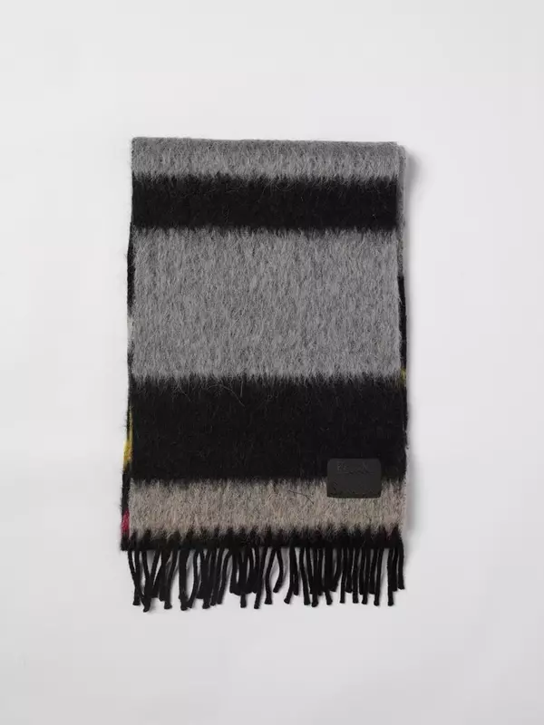 Gray Wool Scarf